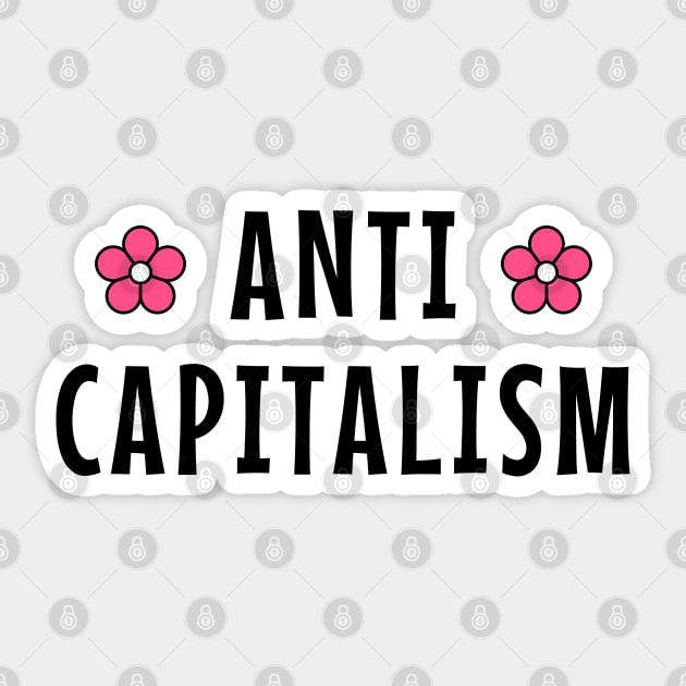 Anti Capitalism Sticker by Football from the Left